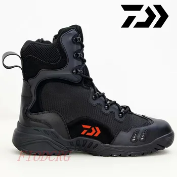 

2021 New Daiwa Fishing Boots Ankle Boots Breathable Non-slip Shoes Hiking Camouflage Sport Fishing Shoes Wear-resisting Boots