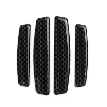 

4Pcs Carbon Fiber Car Door Side Edge Protection Glue Sticker Anti-Scratch Anti-collision Guard Strip Scratch Protector Car Door