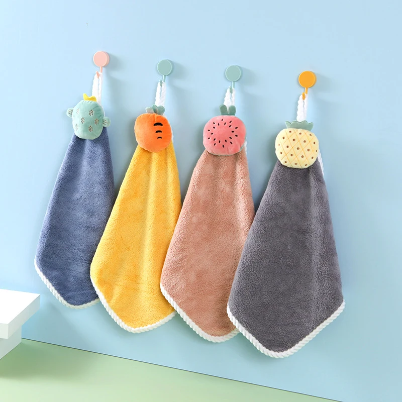 Cute Hand Towel Bathroom Velvet Bathroom Supplies Hand Towel