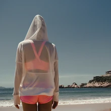 Спортивная куртка с длинным рукавом для фитнеса, тренировочный топ, женская спортивная куртка, дышащая спортивная одежда, быстросохнущая повседневная короткая куртка с капюшоном