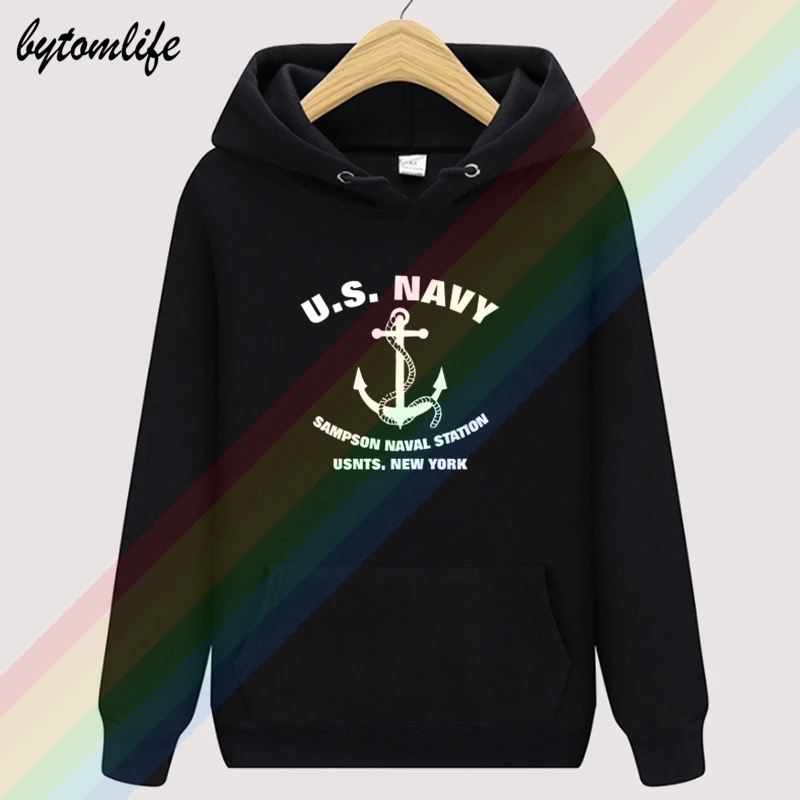 Us Navy Trainer Center Seals Marines personalized Hoodies Top Hoodie Mens wool Clothing Sweatshirt Pullover Asian size | Мужская одежда