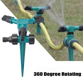 

Automatic Ground Insertion Rotating Garden Lawn Sprinkler Garden Yard Irrigation Watering System Garden Tools