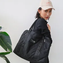 [Спортивная одежда настраиваемая] Большая объемная ручная сумка для путешествий Женская деловая походная сумка через плечо для спортзала дорожная сумка 1601