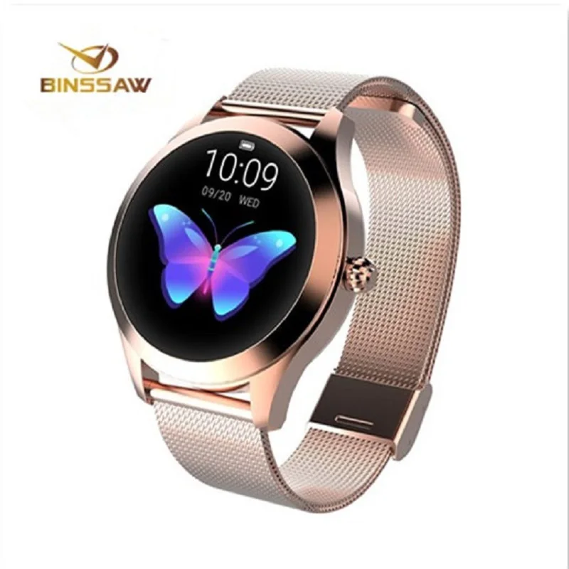 

Smart Horloge Vrouwen KW10 Hartslag Monitoring IP68 Waterdichte Multi-sport Modi Fitness Armband Smartwatch voor Lady