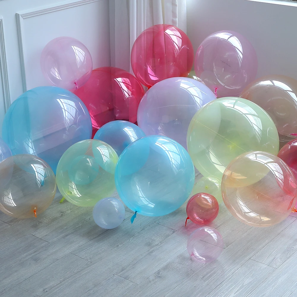 Bubble klar transparent Party Wedding 10/18/24/36 Zoll kleine bis große Ballon