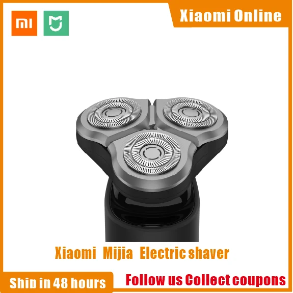 Новая мужская электробритва XIAOMI MIJIA умная портативная бритва с 3 головками