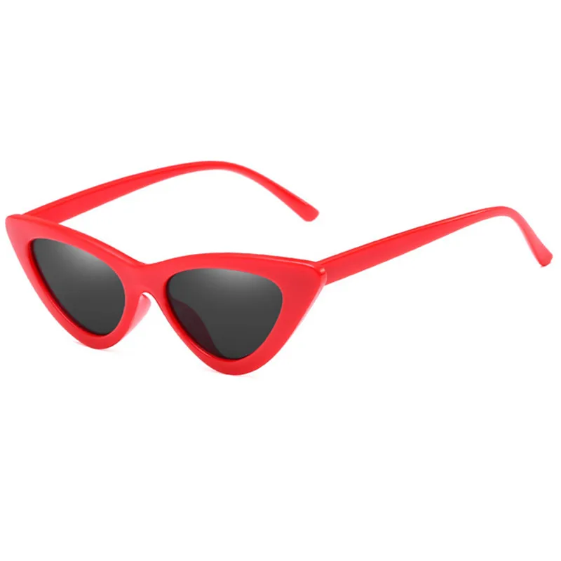 RBROVO новые роскошные Cateye Солнцезащитные очки женские классические Винтажные Солнцезащитные очки для покупок Ретро Lunette De Soleil Femme UV400 - Цвет линз: Red Gray
