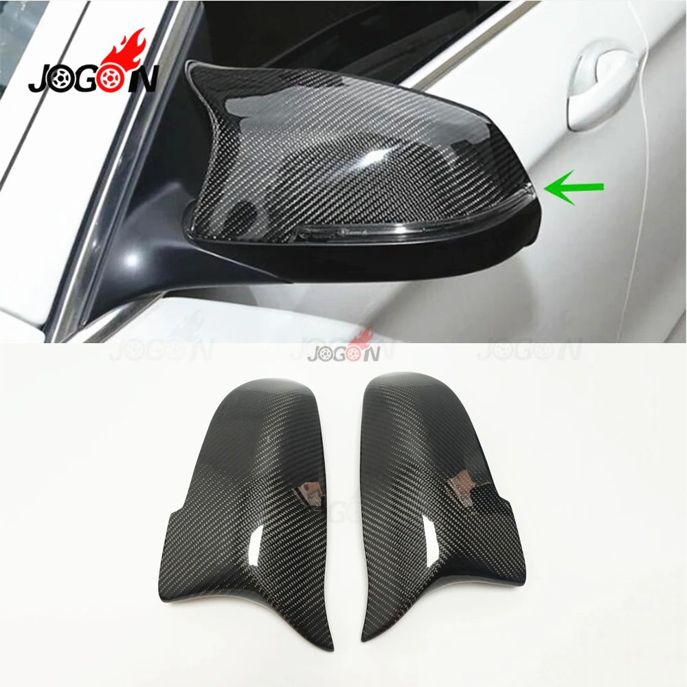 

For BMW 5 Series F10 2011-2016 Car Side Rear View Rearview Mirror Cover Replacement Carbon Fiber