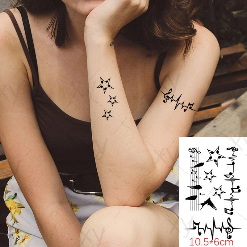 Waterproof Temporary Tattoo Sticker English Word Believe Flash Tatoo Small  Star On Wrist Leg Fake Tatto For Body Art Women Men - Temporary Tattoos -  AliExpress