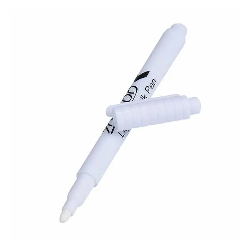 Белый жидкий мел маркер Стекло окно Классная доска жидкие чернила ручка для доски окно белая ручка - Цвет: Белый