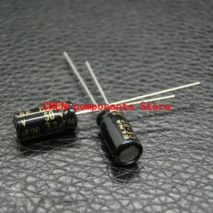 10PCS ELNA RBD CE-BP 50V3.3UF P2MM 5X11MM Promise fever audio electrolytic capacitor CE 3.3uF/50v 85degrees 3.3UF 50V