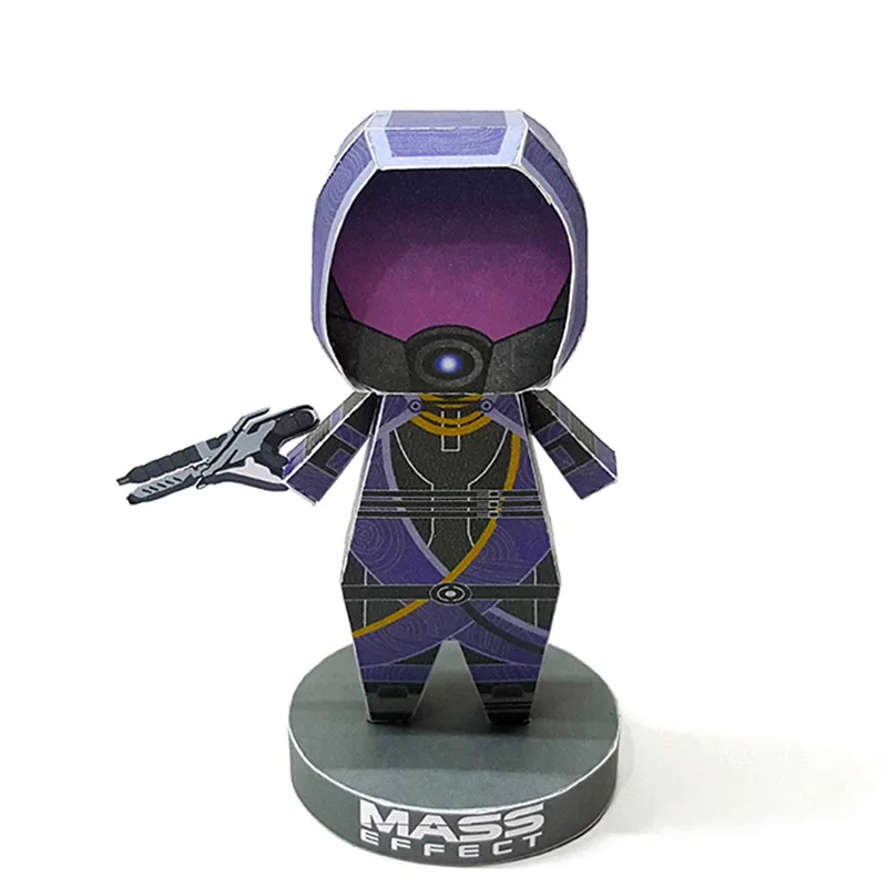 Mass Effect Tali'Zorah Folding Cutting Mini Cute 3D Paper Model Papercraft Game Figure DIY Cubee Kids Adult Craft Toys PZ-083