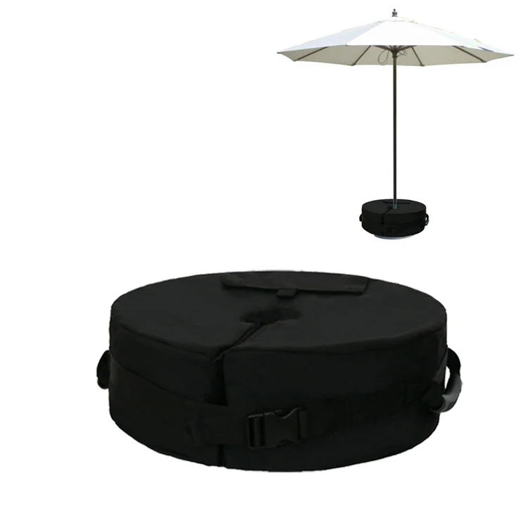 thumbnail image 2 of Patio Umbrella Base Weight Bag - 18 Inch Round 900D Sand Bag With Handles 2 of 10