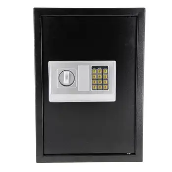 

Iron Digital Keypad Safe Box with Code Protective jewelry money Safty Box Case Housing Black 50 x 35 x 30cm