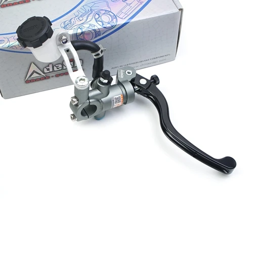 Piston 19mm 19RCS Radial Mounting Brake Clutch Lever Moto Hydraulic Master Cylinder 22mm 7/8" Racing Bike Pitbike CBR1000 Z1000 - Color: Grey Right