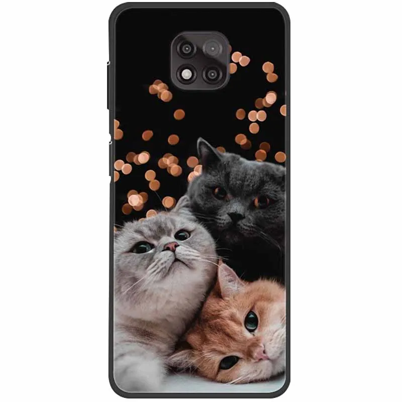 Butterfly Silicone Soft Phone Cover and Protector for Moto G Power and Play