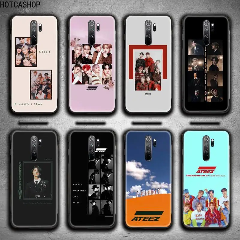ATEEZ Kpop чехол для телефона Redmi 9A 8A 7 6 6A Note 9 8 8T Pro Max K20 K30 Pro|Бамперы| |