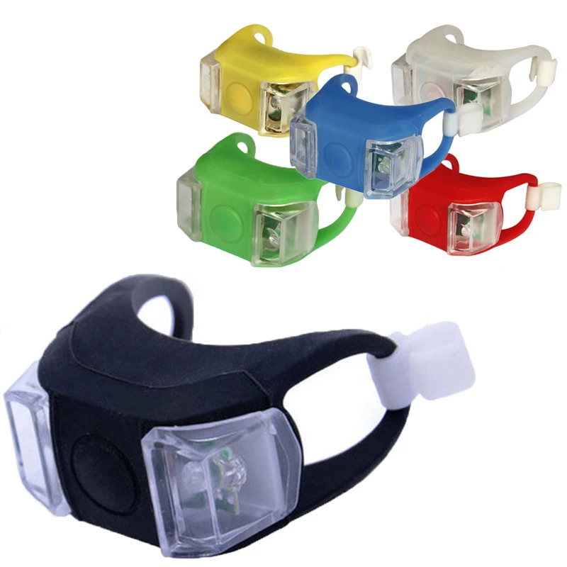 Top Bicycle Lights with Batteries Waterproof Bike Front Rear Rail Light LED Flash Safety Warning Lamps Bike Cycling Accessories 4