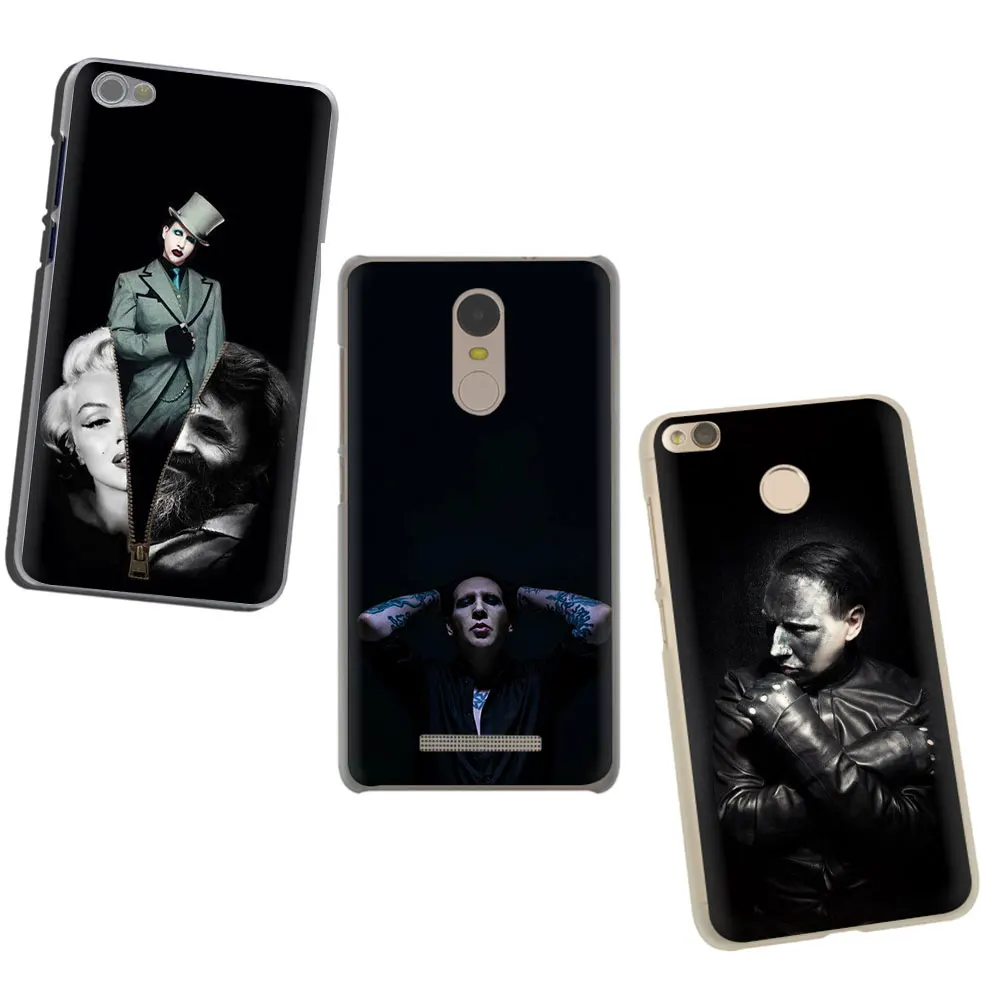 Защитный жесткий чехол для телефона EWAU Marilyn Manson для Xiaomi Redmi 4A 4X5 5A 6 6A 7 7A Plus GO S2 K20 pro