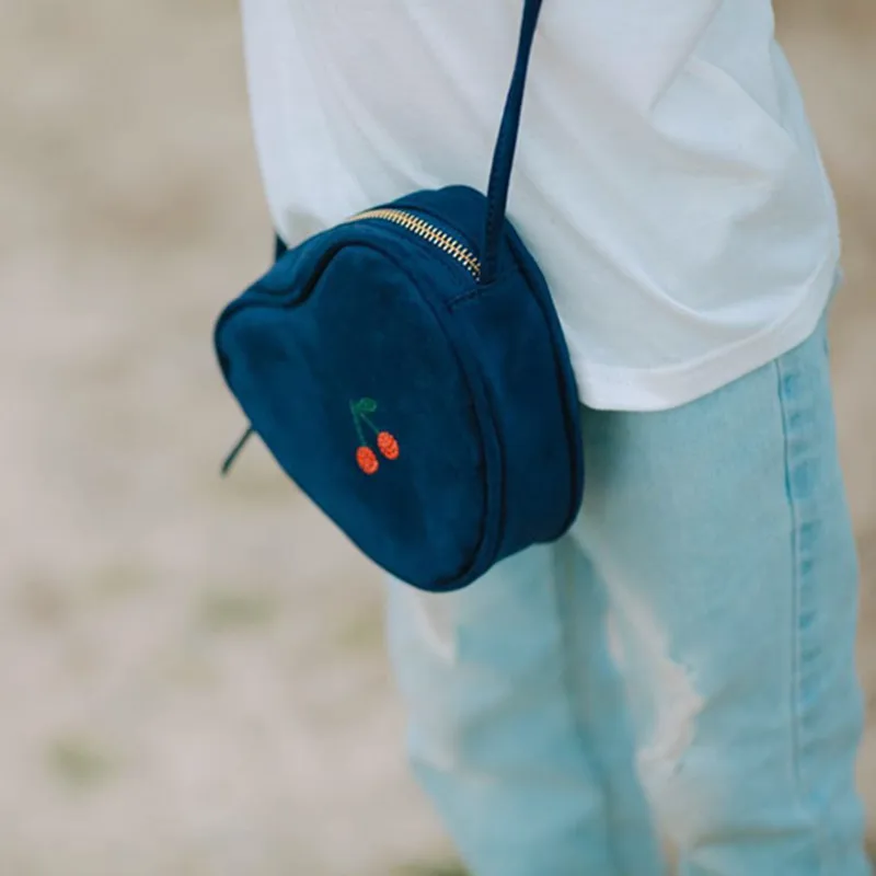 Новая модель "BP стиль школьная сумка" Серия Haversack для девочек Дети милый розовый и синий крест мешок тела в форме сердца вишня подарок Дети