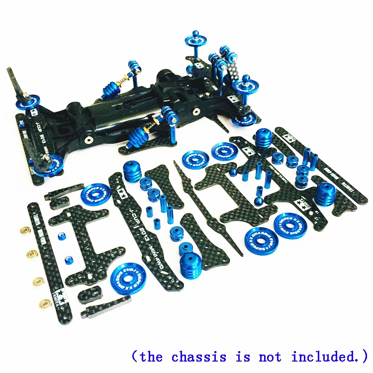 1Set Homemade AR Chassis Advanced Set Carbon Fiber FRP Middle Wing Aluminum  Guide Wheel for 1/32 Tamiya Mini 4WD Car - AliExpress