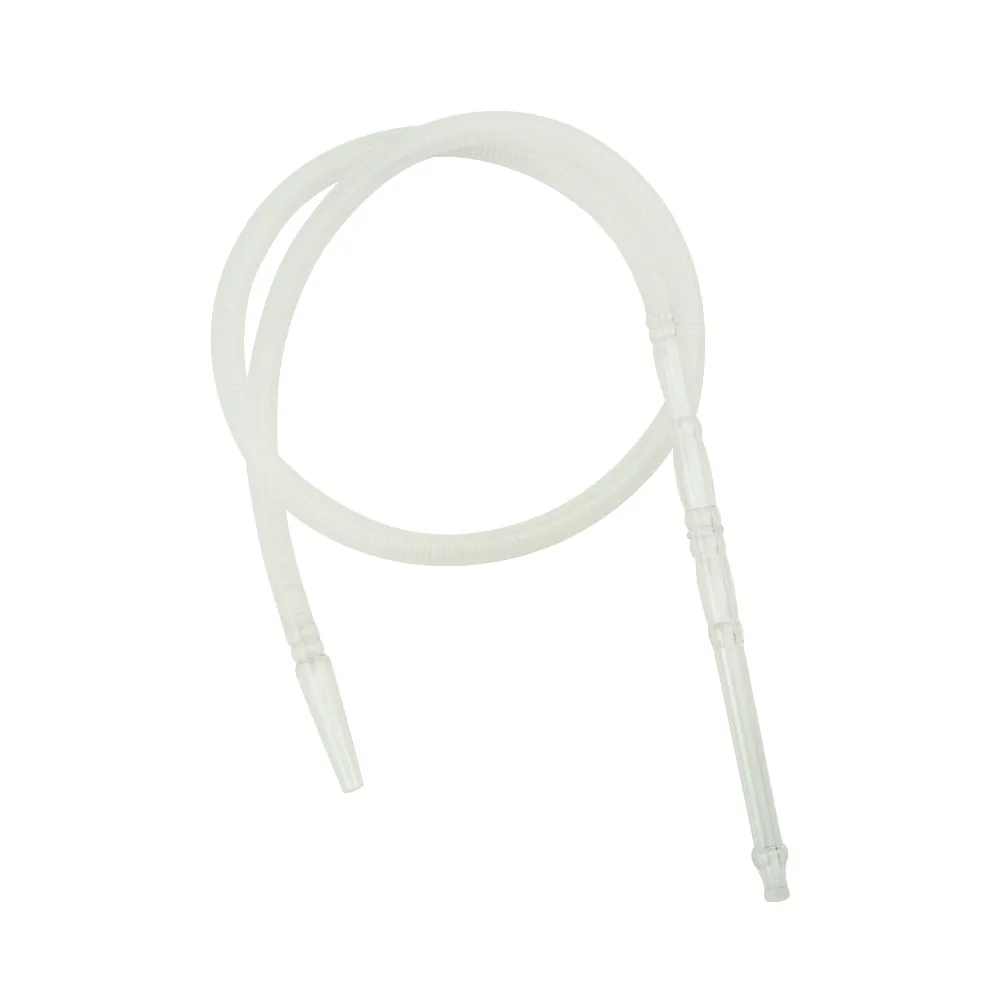1 шт. общая длина 1,8 м пышная цветная трубка для кальяна с длинным горлом трубы для кальяна шланг Аксессуары пластиковая труба - Цвет: Белый
