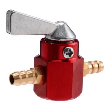 

1pc Universal Aluminium inline 6mm In-Line Petrol / Fuel Tap Motorcycle On-OFF Petcock Fuel Switch Fuel Supply Accessories