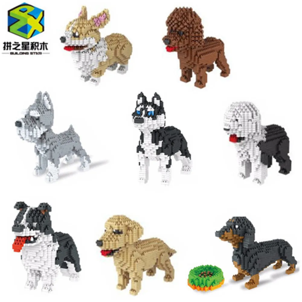 

Diamond star of difficult spell microparticles wood e assembles toy to hold the 6618-1-6 618-8 dog series