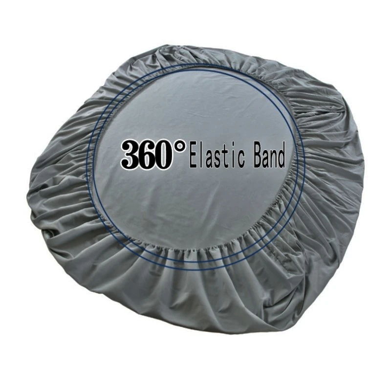 Polyester Solid Fitted Sheet Mattress Cover With Elastic Band Bedding Linens Bed Sheet Wholesale