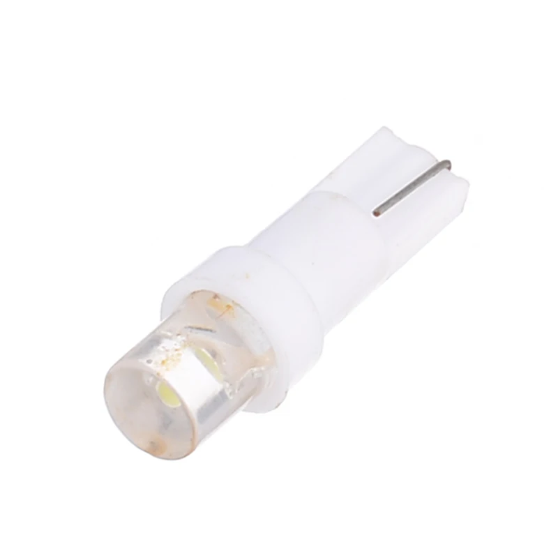 10pcs 12V T5 Car Dashboard Light 37 74 70 LED White Auto Running License Plate Side Car Interior Lights