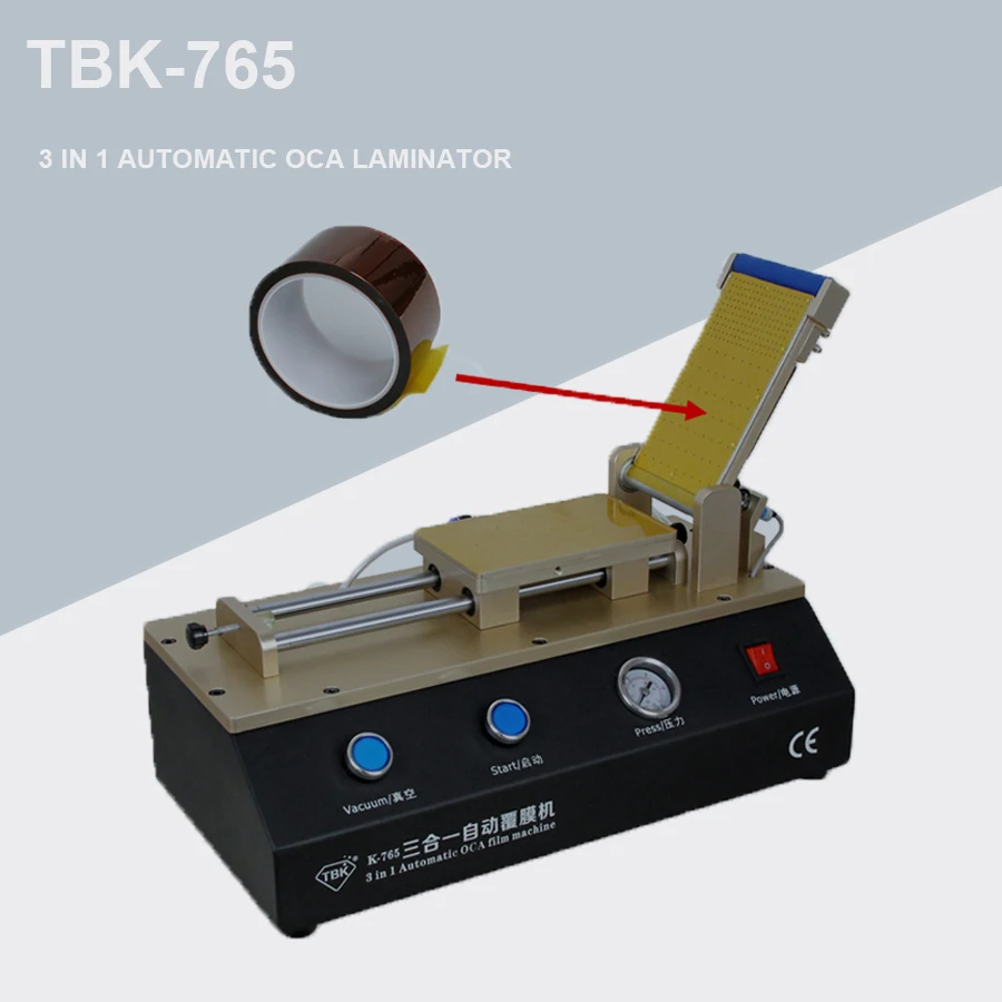 

New TBK-765 Arrival 3 in 1 Automatic OCA Laminator Polarizer Film Laminating Machine for iPhone Samsung Refurbished