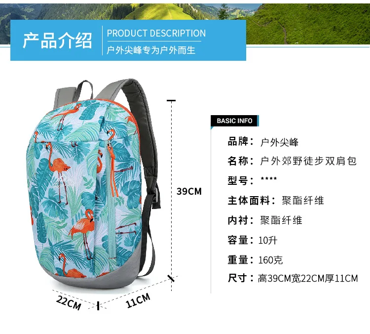 HU wai jian feng Cross Border стиль спорт на открытом воздухе повседневный рюкзак Водонепроницаемый дорожный спортивный рюкзак настраиваемый от имени