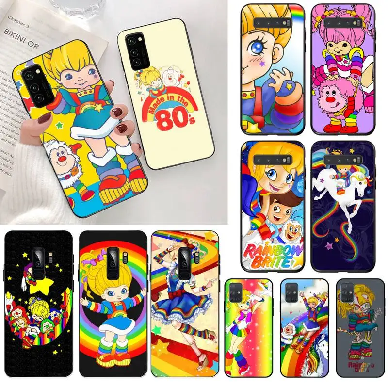 Чехол для телефона YJZFDYRM Rainbow Brite DIY чехол Samsung S20 plus Ultra S6 S7 edge S8 S9 S10 5G lite 2020 |