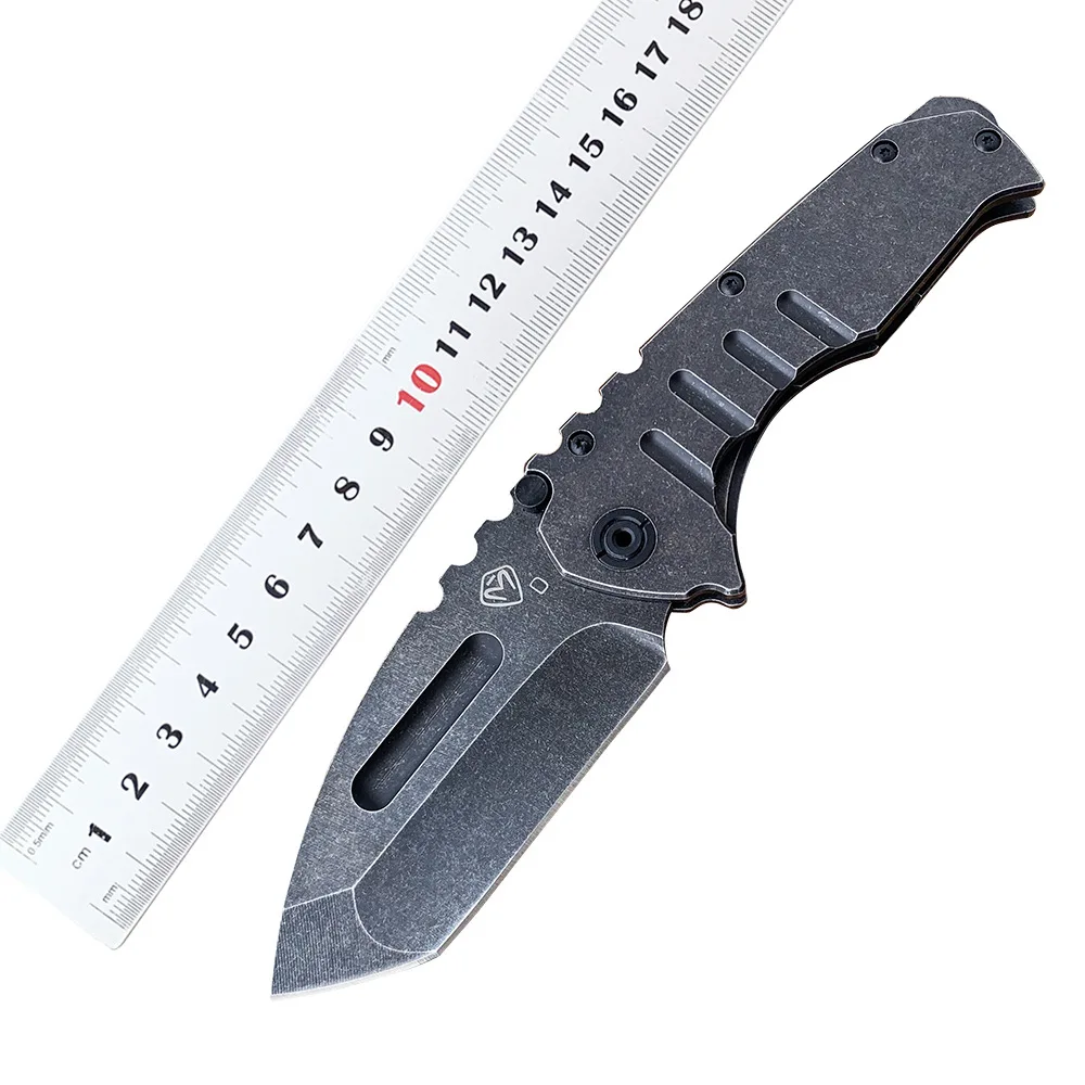 GS303 Folding Knife Stainless Steel Stone Handle Cold finish Blade Camping Hunt Kitchen Outdoor Survival EDC Tools | Инструменты