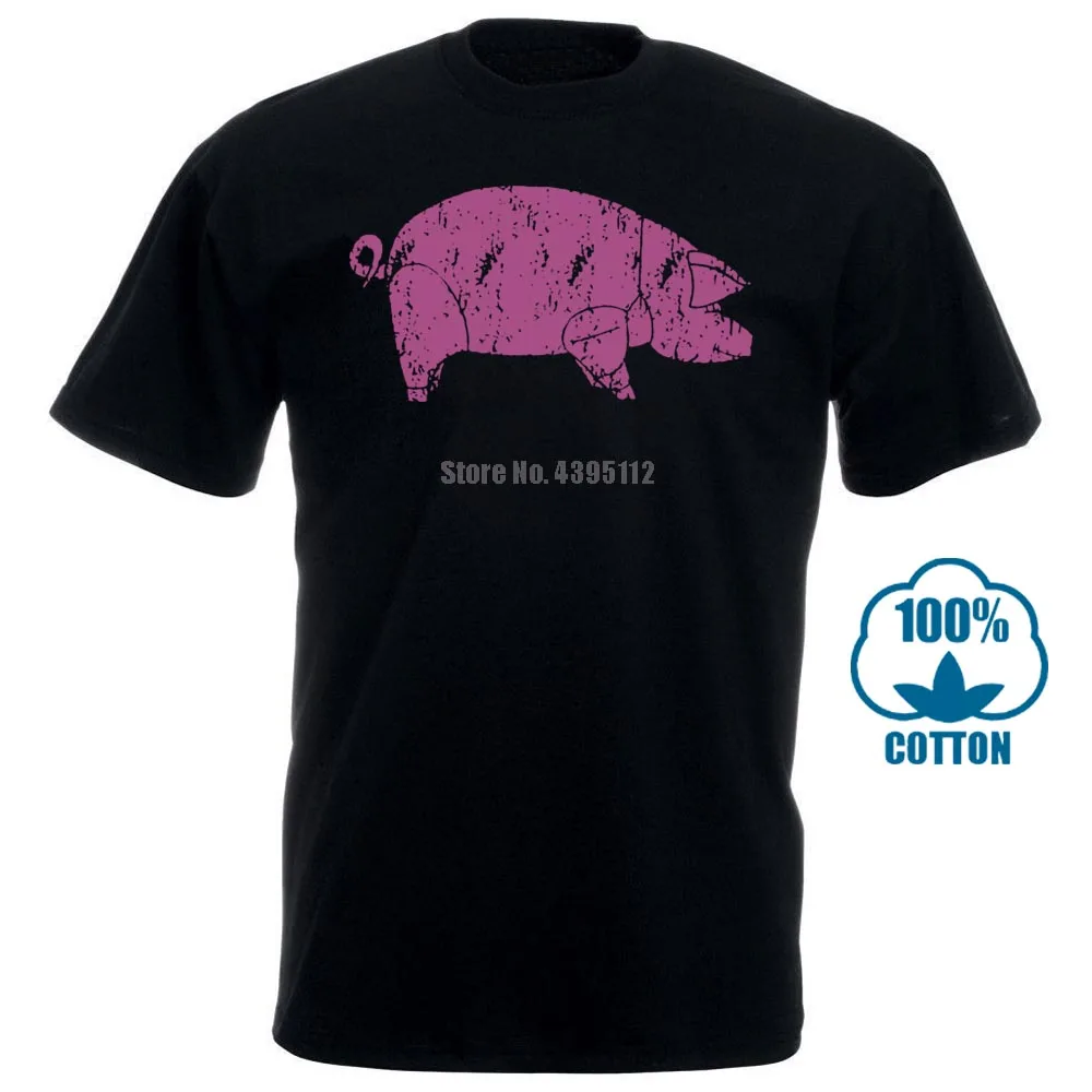 

Official Floyd Awbdg T Shirt Pig Smoking Blues Dark Side Of The Moo Endless Stranger Things Design T Shirt 2017 New