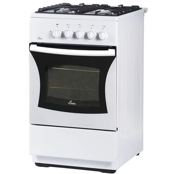 

Gas stove Flama FG 24028 W, gas oven, without lid, White