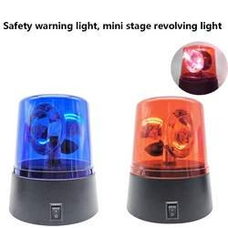 Flash Emergency Warning Light Police Light Indicator 360 Degree Rotating Mini LED Stage Effect Party Flashing Strobe Light