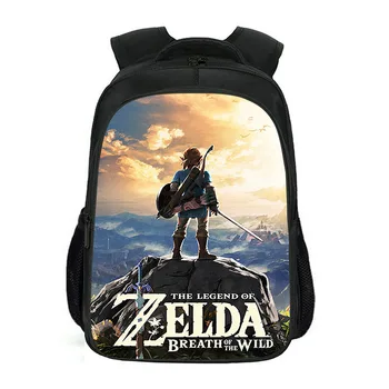 

The Legend of Zelda Fluorescence Printing Kindergarten School Backpack for Kids Boys Girls School Bags Daily Backpack