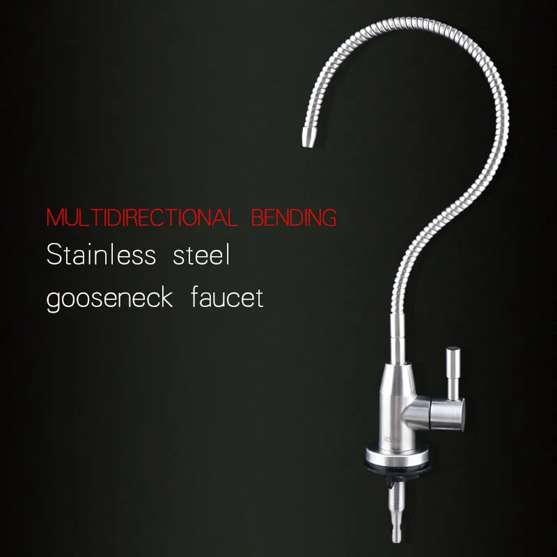 universal gooseneck purificador de agua torneira osmose reversa filtro agua potavel torneira aco inoxidavel conexao rapida 02