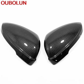 

OUBOLUN For Volkswagen Passat B8 and B8 Variant 2016 2017 2018 2019 Car Side Wing Fender Door Rearview Mirror Cap Cover Trim ABS