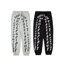 Kanye Sunday сервис CPFM. XYZ спортивные штаны для мужчин и женщин 1:1 высокое качество Sunday сервис брюки шнурок