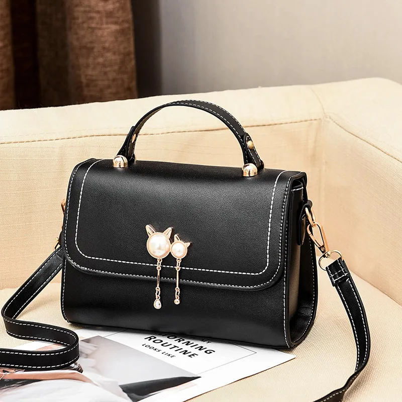 

2020 New Style Mixed Colors Shoulder Square Sling Bag Car Suture Contrast Color Bag Korean-style Fashion Bags Women's Shoulder H