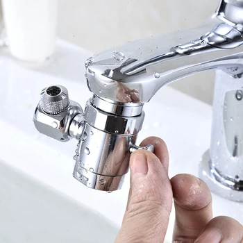 

Sink Bubbler Sprayer Adjustable Angle Water Saving Faucet Aerator Basin Copper Kitchen Bathroom Splash Proof Household Universal