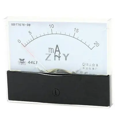 

Fine Turning Dial Panel Ammeter Tester AC 0 - 20mA Measuring Range 44L1