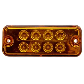 

4pcs Car Side Marker Indicator Lights Car Turn Signal Lights Yellow Truck Trailer Bus Van Lamp 12/24V RD-120