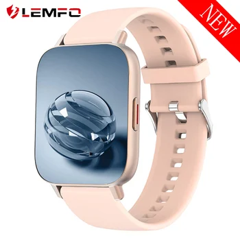LEMFO reloj inteligente I20M para hombre y mujer accesorio de pulsera con Bluetooth llamadas Monitor de presión arterial y oxígeno control de ritmo cardíaco DIY 2021 reloj inteligente hombre relojes para mujer 1