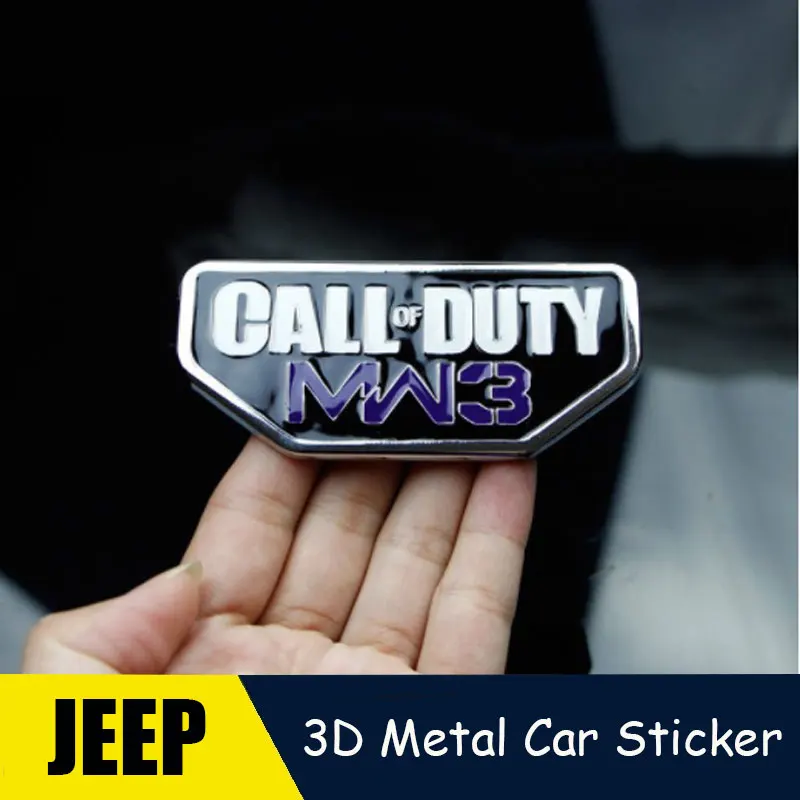 1 шт. автомобильная 3D наклейка CALL OF DUTY OSCARMIKE для Jeep Compass Renegad Wrangler Cherokee|Наклейки на