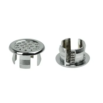 

High Quality 1 Pc Sink Round Ring Overflow Spare Cover Tidy Chrome Trim Bathroom Ceramic Basin Overflow Ring