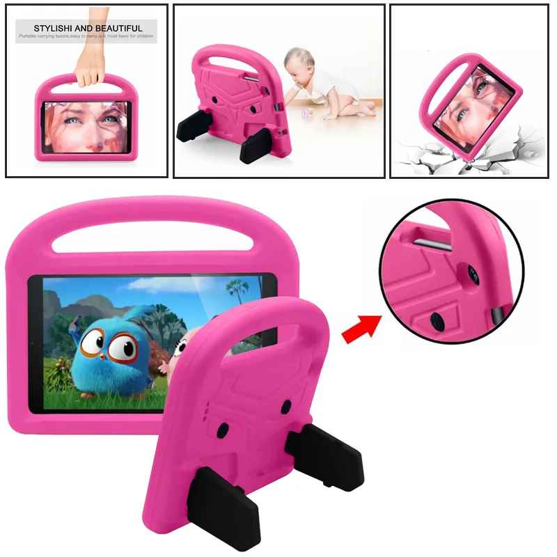 

Foam EVA Protect Case for Samsung Galaxy Tab A 8.0 SM-P205 P200 2019 Tablet Case Children Kid Safe Shockproof Stand Handle Cover