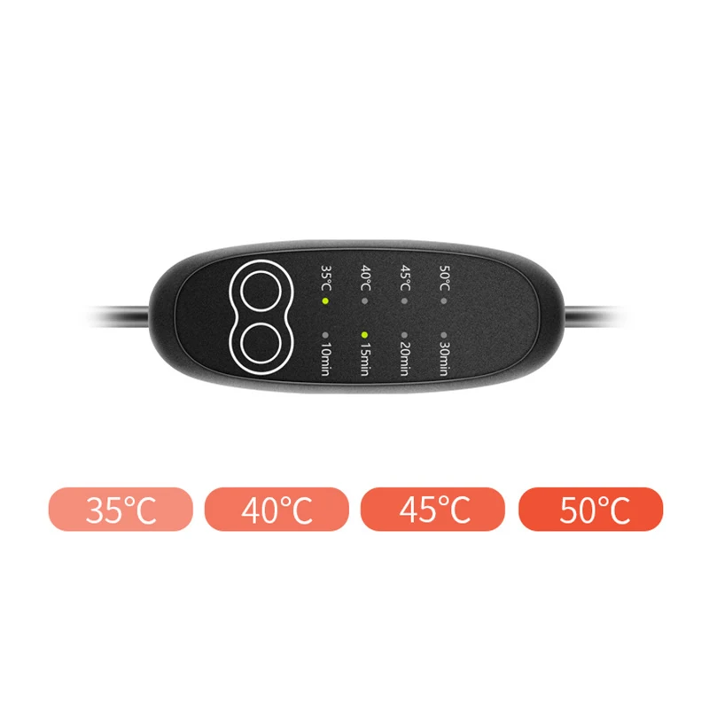 Usb контроль температуры Горячая Паровая хлопковая маска для глаз сухая усталость компрессионная нагревательная подушка для ухода за глазами Массажная спа-наклейка для глаз-Pu